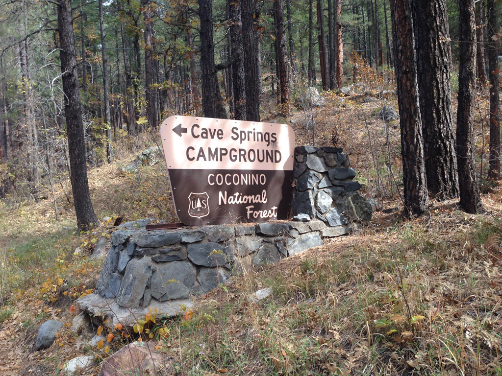 Entrance to Coconino National Forest