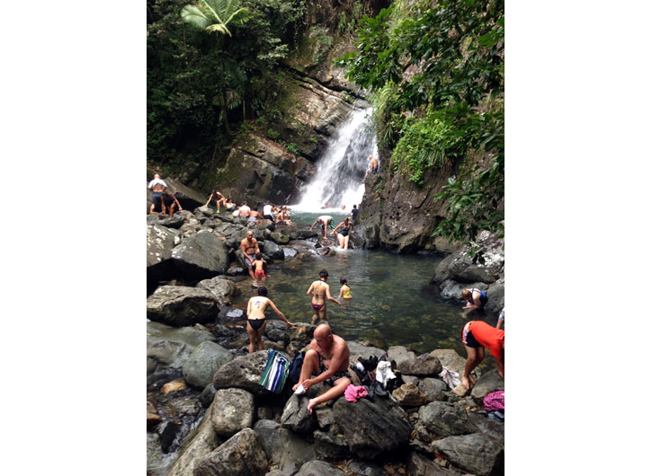 La Mina Falls in El Yunque